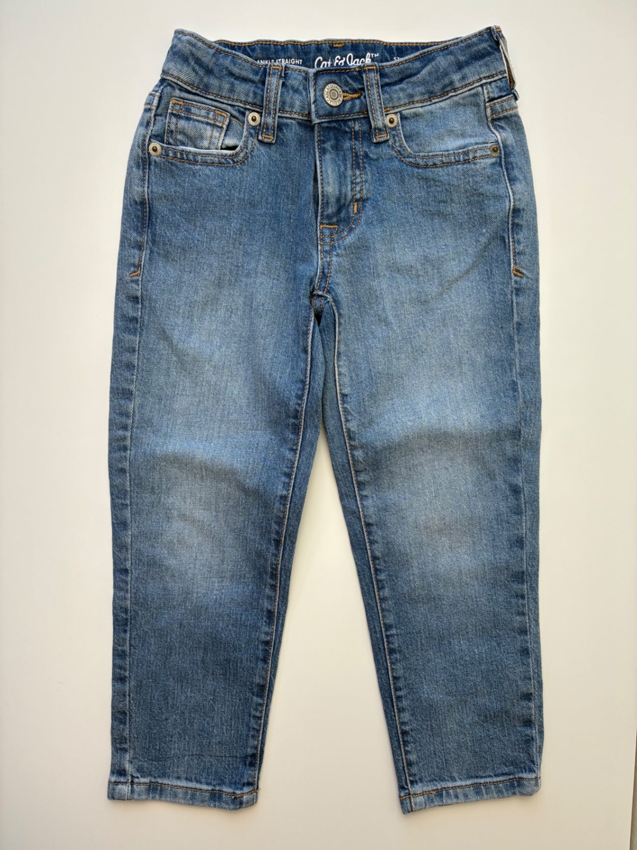 Cat & Jack Jeans - Blue Ankle Straight Stretch | size 5T