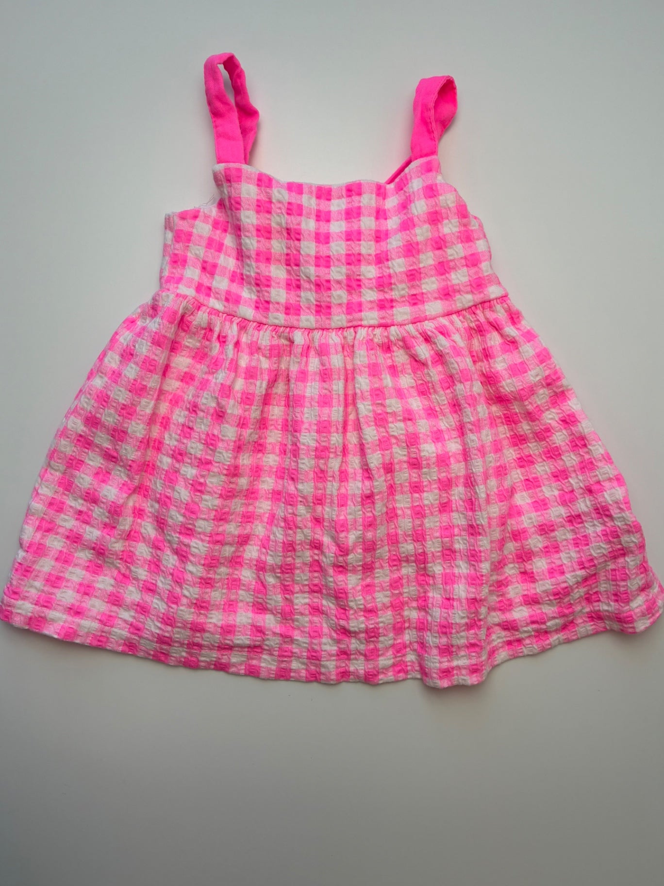 Zara Dress - Pink Gingham + Sleeveless | size 2T