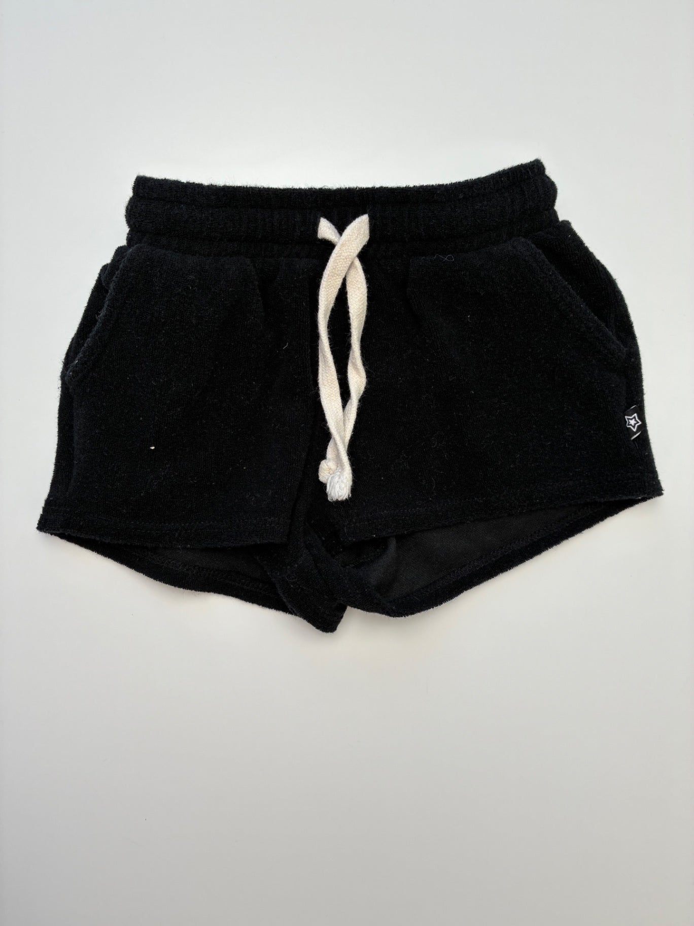 Pixie Lane Shorts - Black Terry Cloth | size 3T