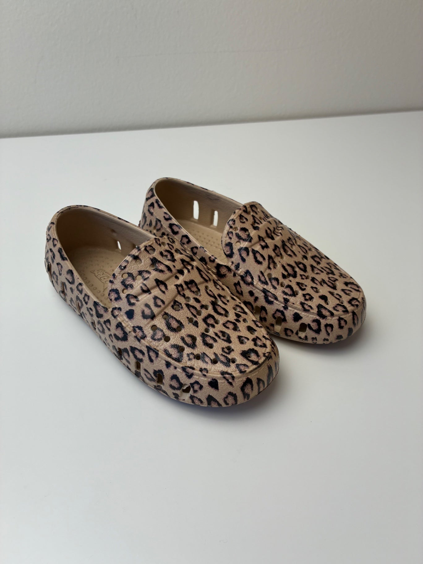 Floafers Shoes - Brown Animal Print Rubber Loafers | size Shoe 6