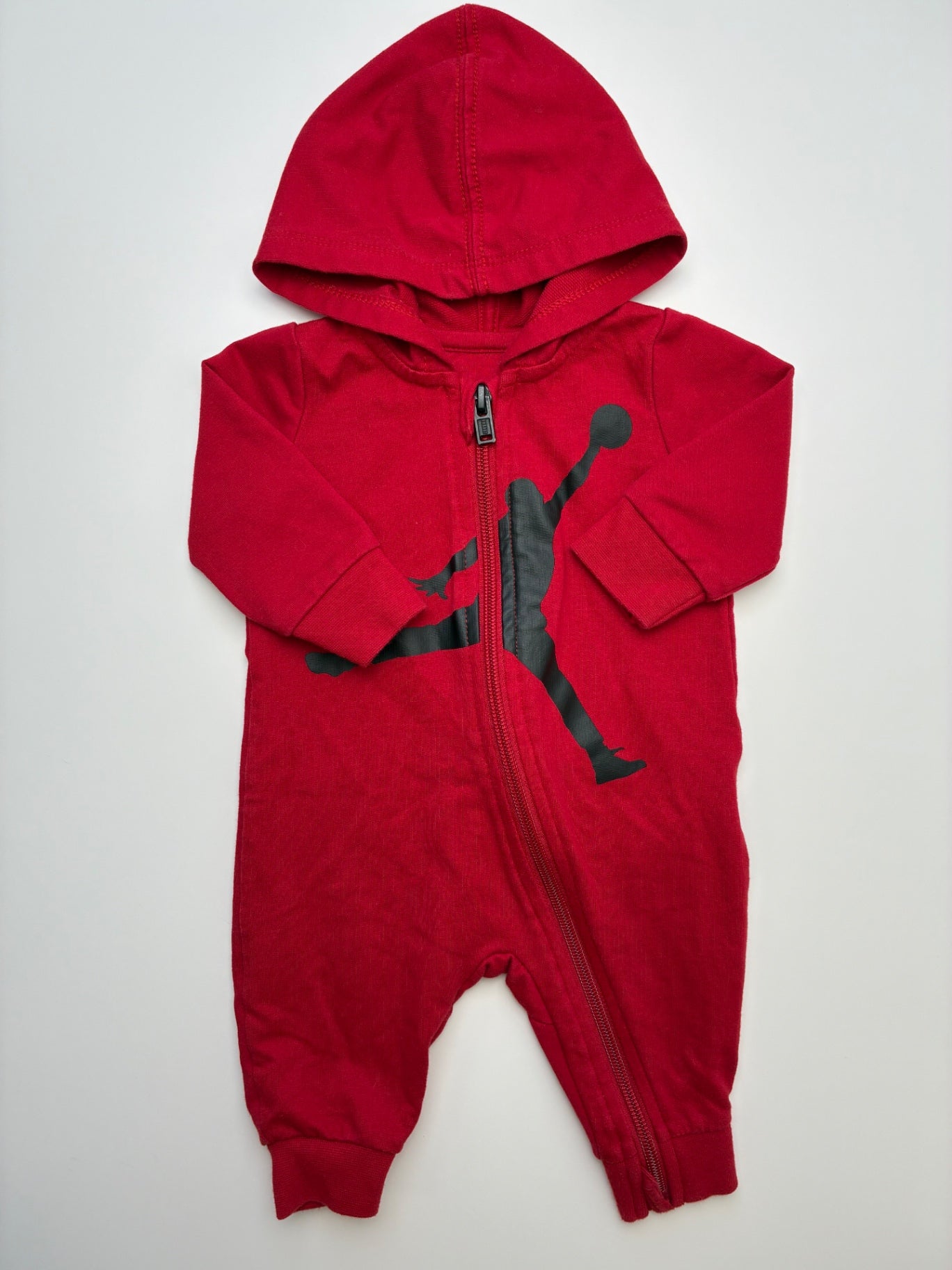 Nike Onesie - Red Air Jordan Full Zip Hoodie | size 3 Months