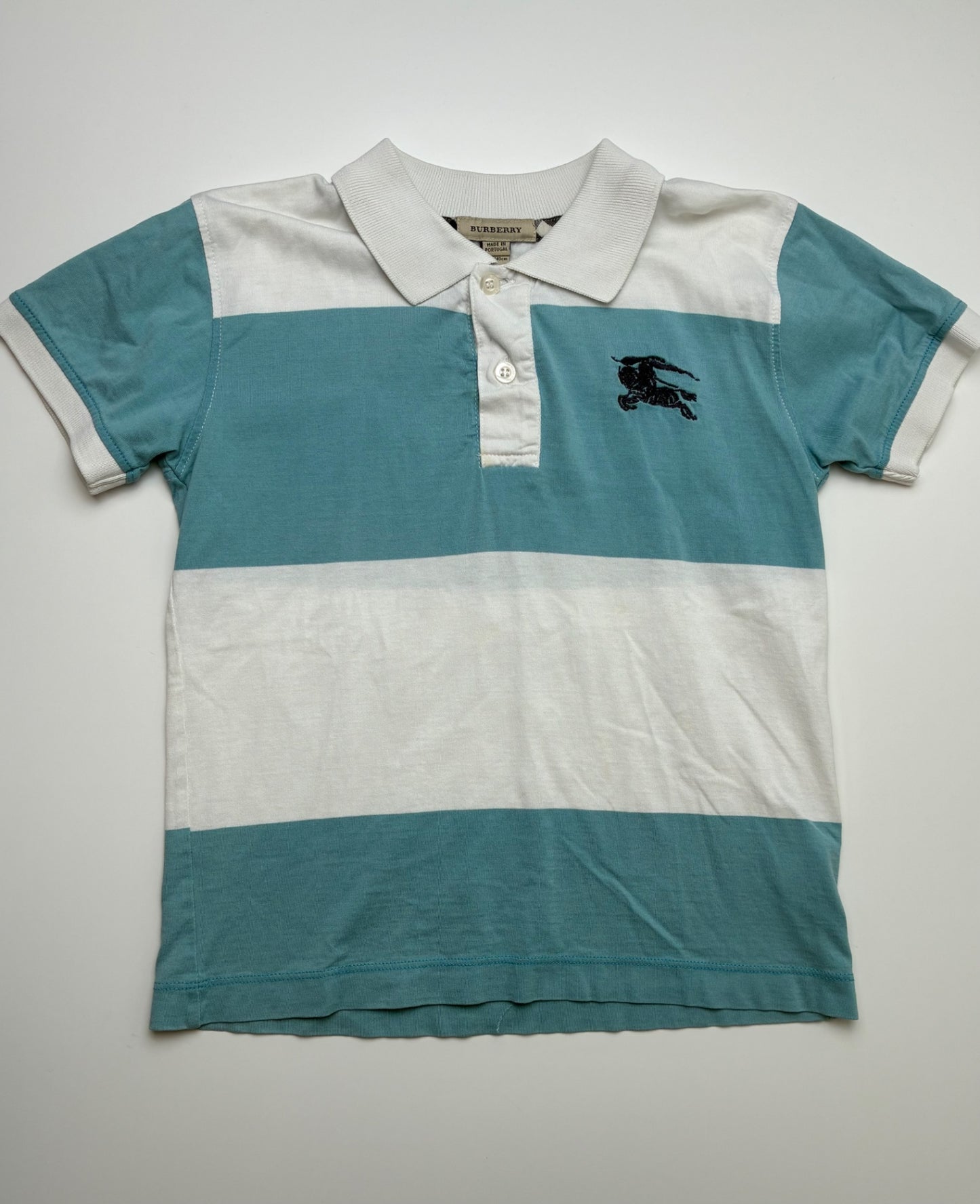 Burberry Shirt - Blue Striped Polo | size 10