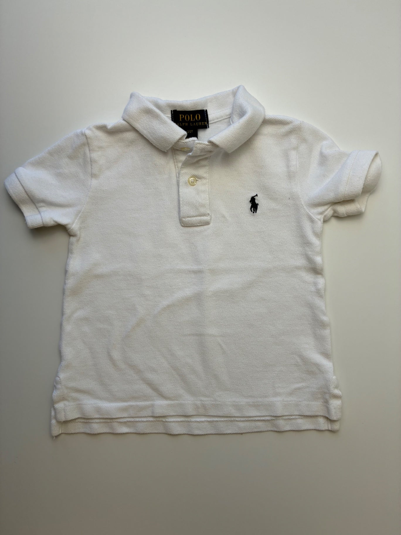 Polo Ralph Lauren Shirt - White Polo | size 2T