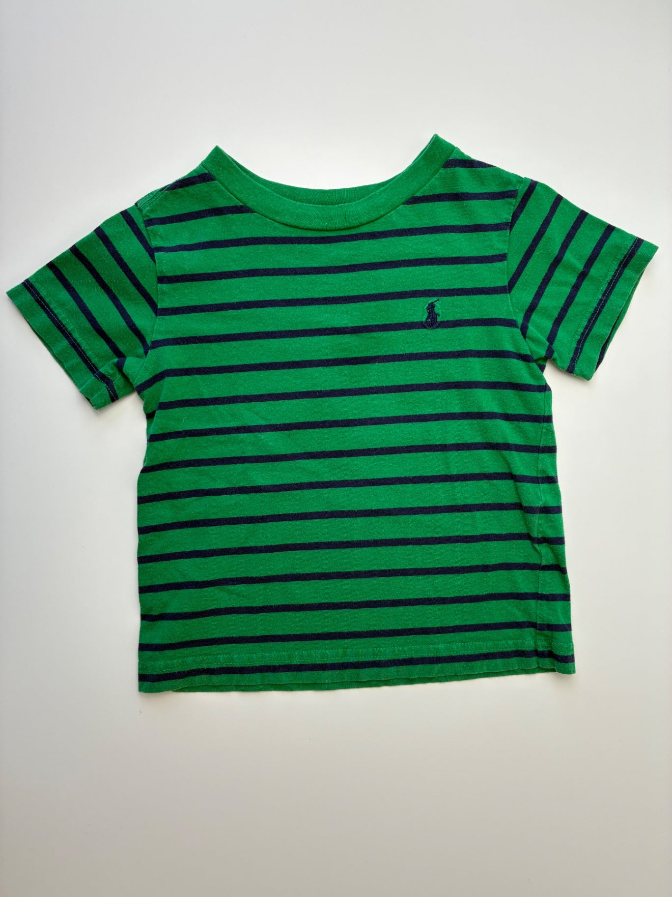 Polo Ralph Lauren T-Shirt - Green Striped | size 2T