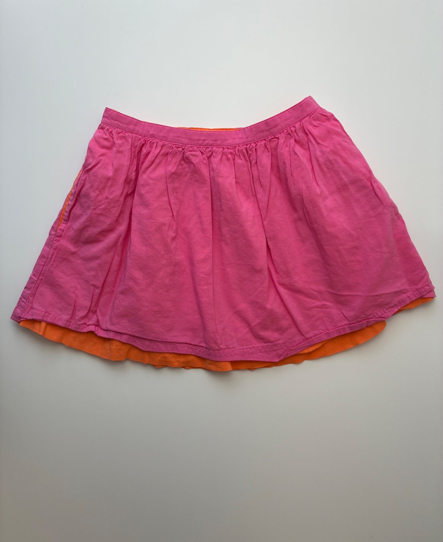 Primary Skirt - Orange/Pink Reversible | size 4T/5T