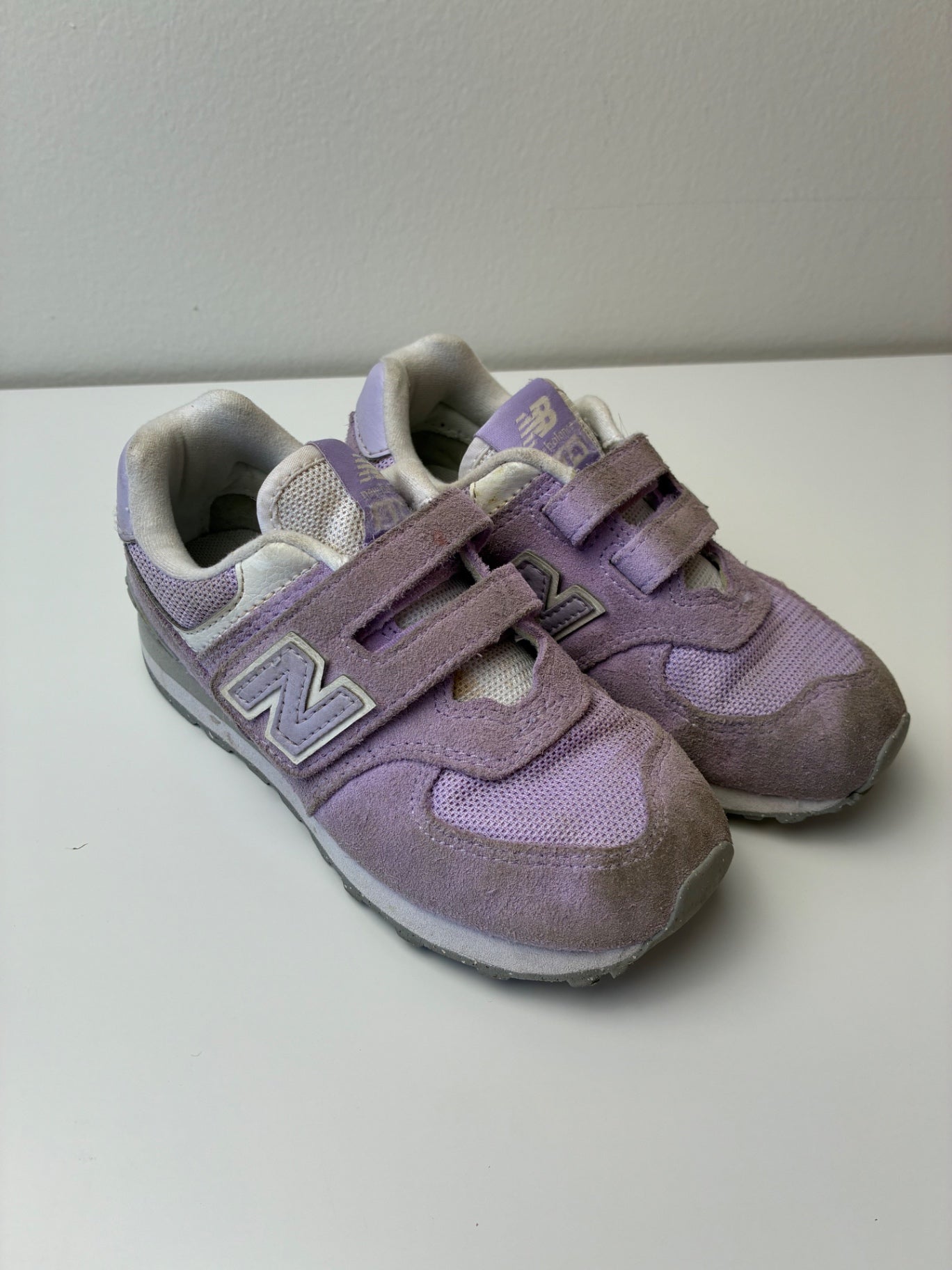 New Balance Shoes - Purple Velcro 574 Sneaker | size Shoe 11.5