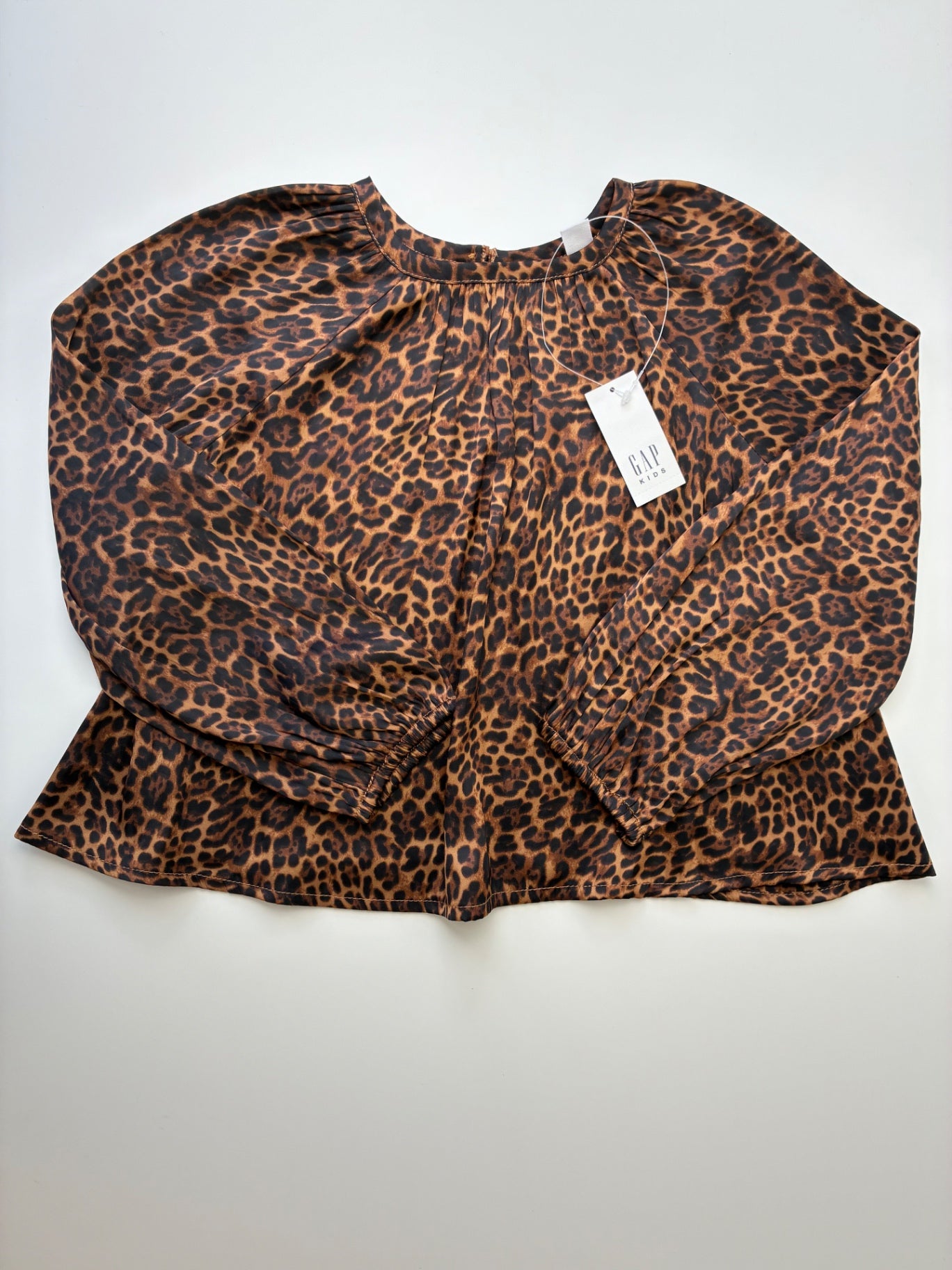 Gap Kids Shirt - Brown Animal Print Blouse | size 4T/5T