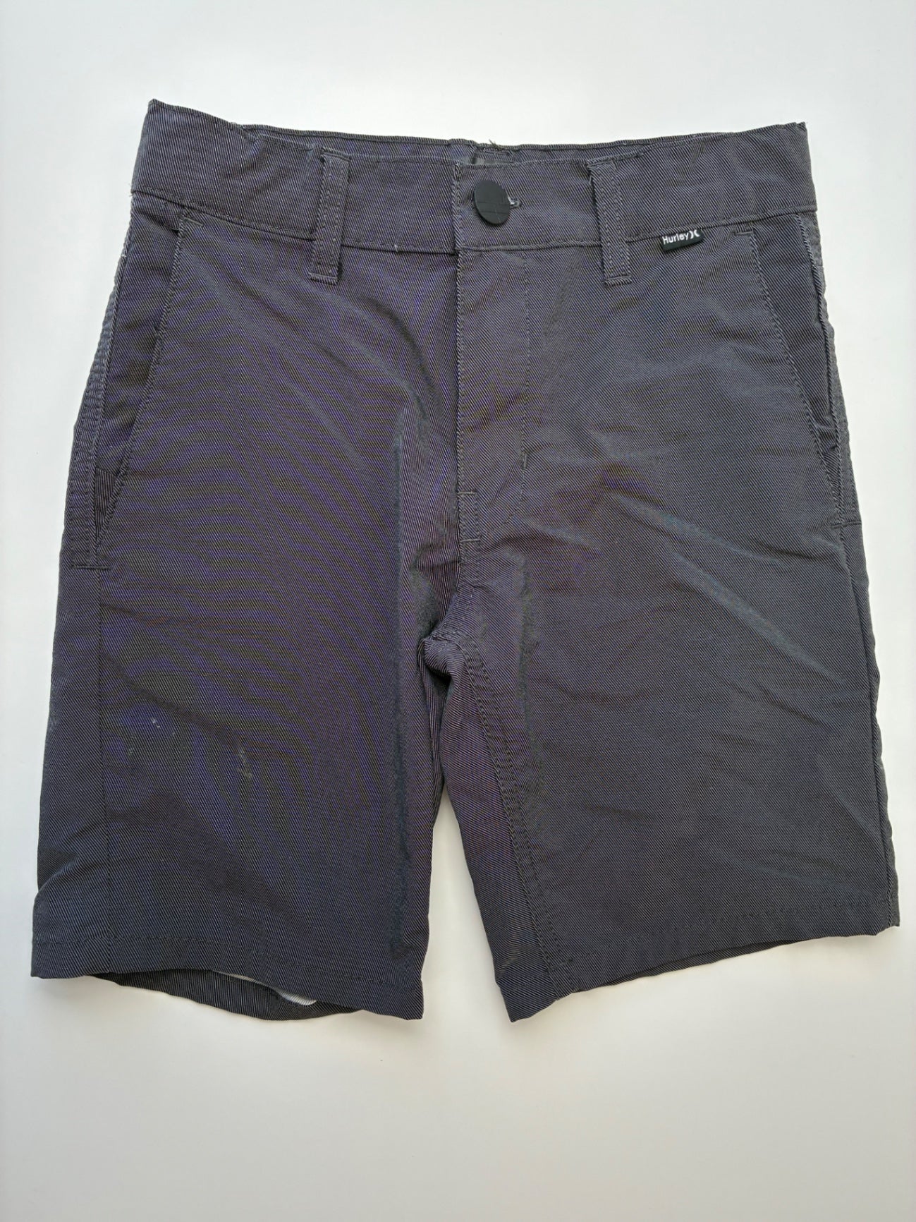 Hurley Shorts - Gray Pinstripe Chino | size 8