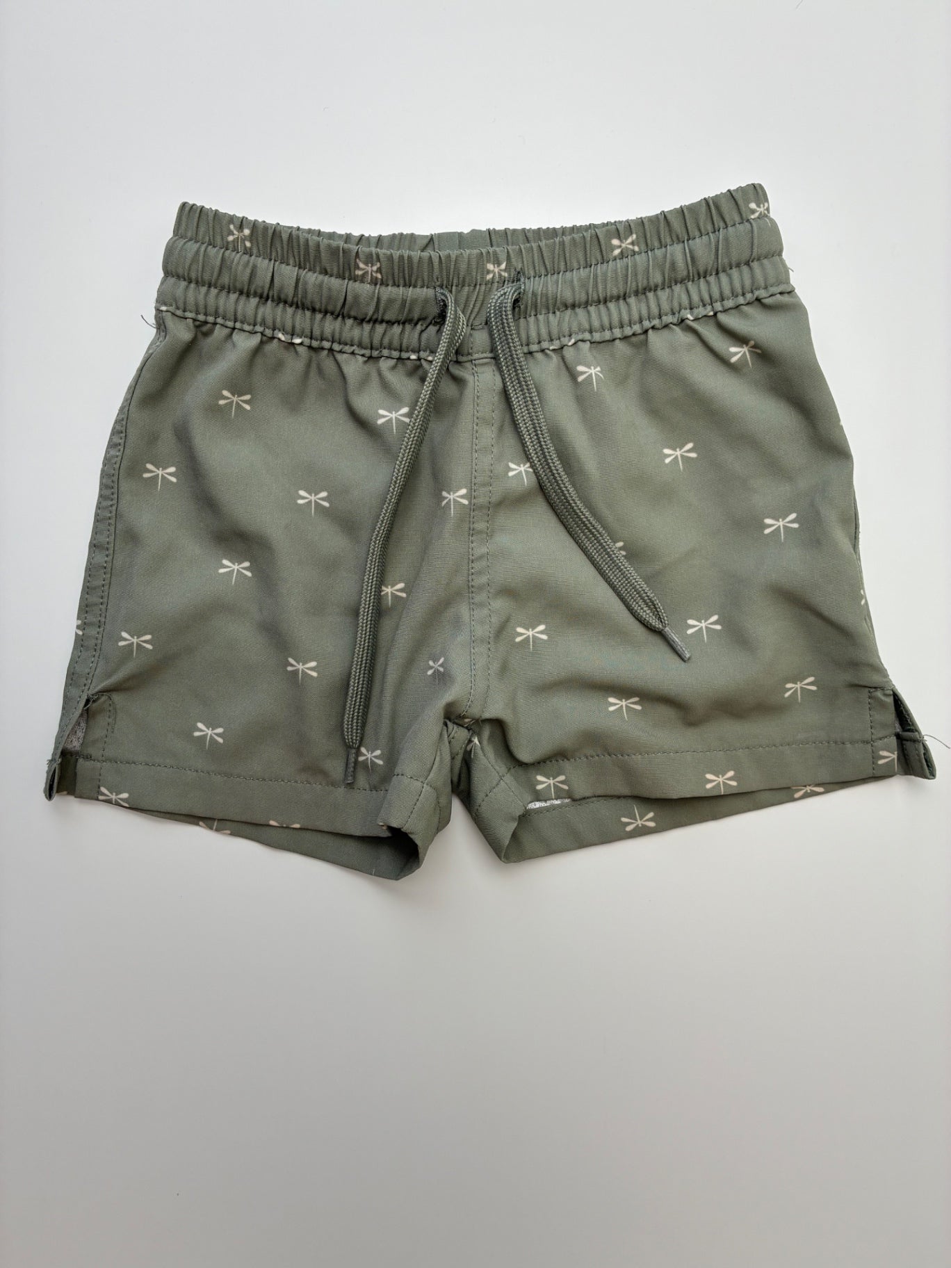 Jamie Kay Swimsuit - Green Dragonfly Swim Trunks | size 12 Months