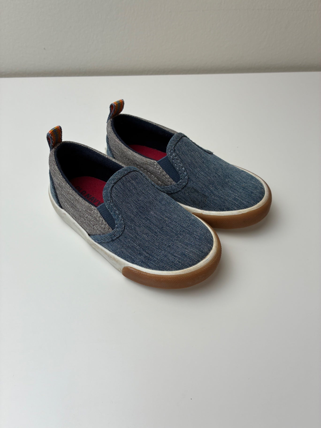 Old Navy Shoes - Blue Slip On Canvas Sneaker | size Shoe 6