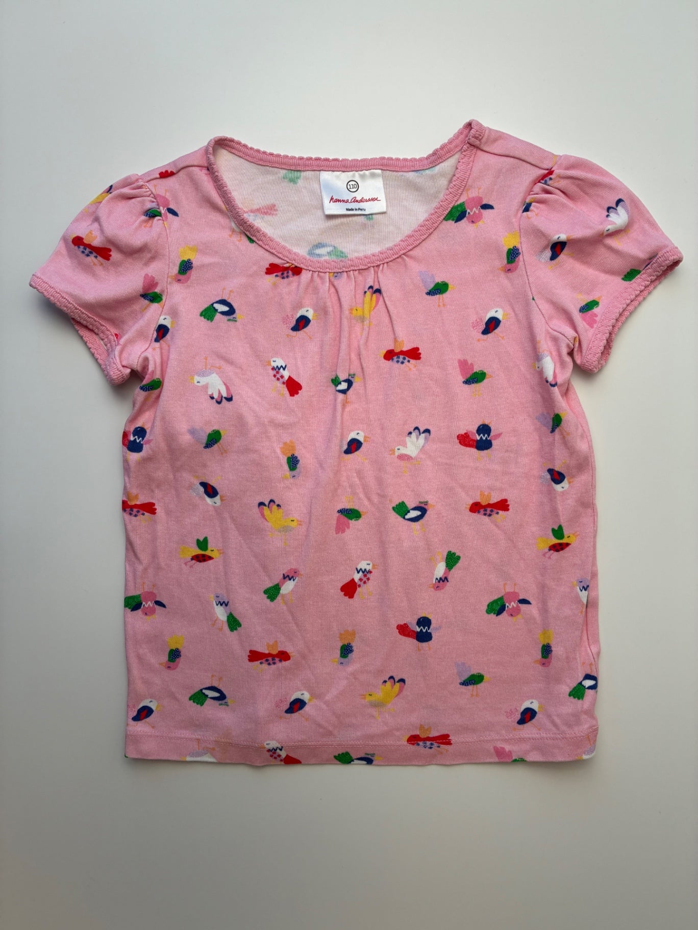 Hanna Andersson T-Shirt - Pink Birds | size 5T