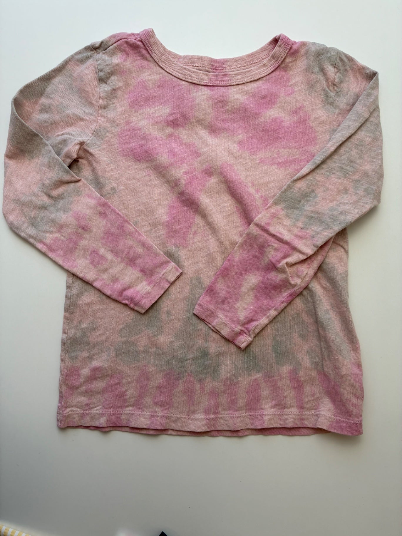 Crewcuts Long Sleeve T-Shirt - Pink Tie Dye | size 6/7