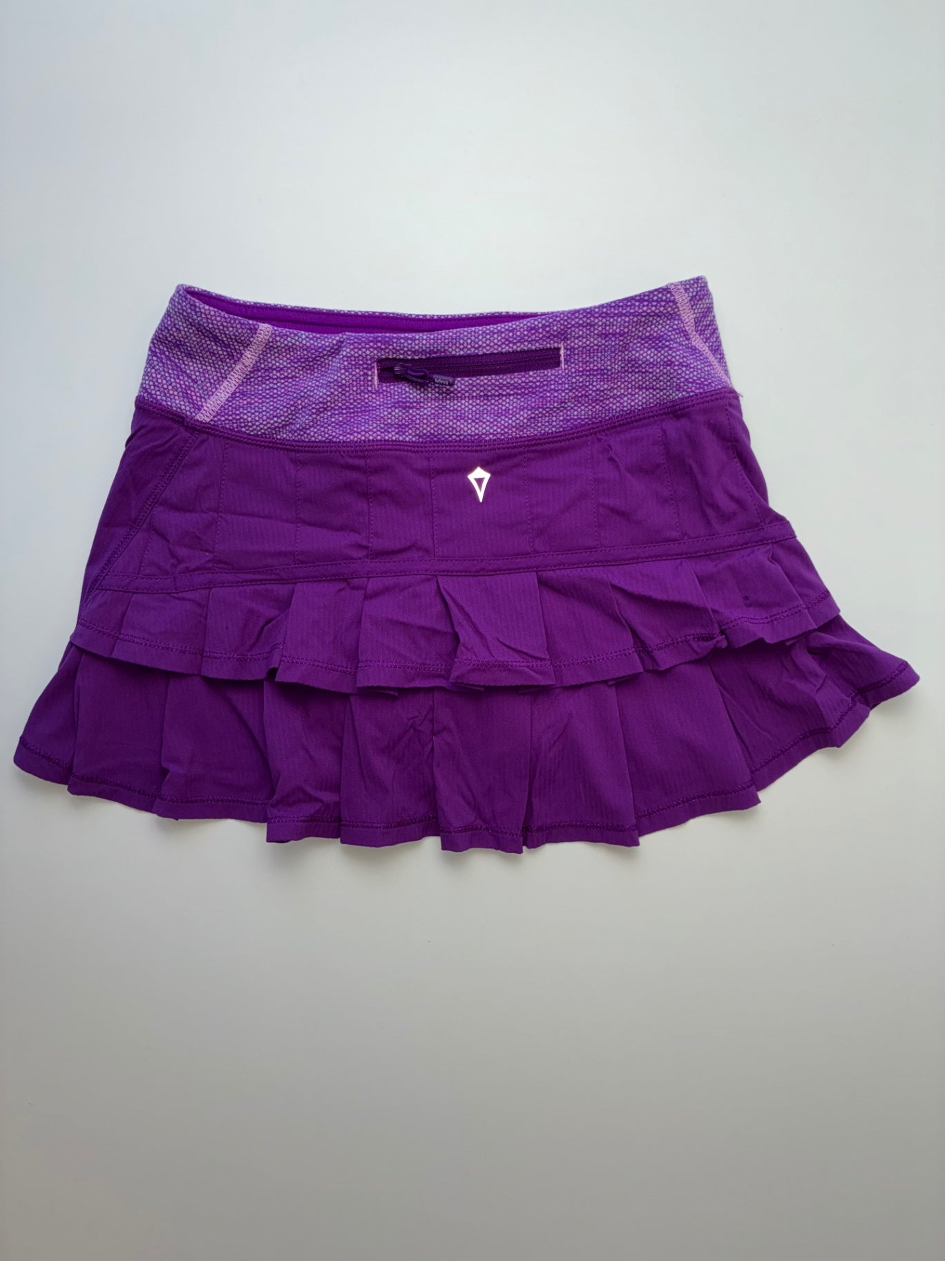 Ivivva Skirt - Purple Ruffle Skort | size 10