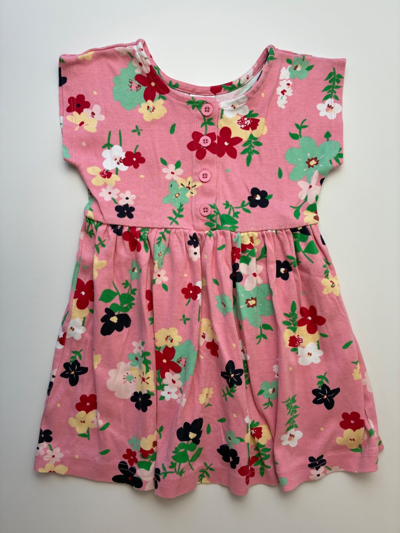 Hanna Andersson Dress - Pink Floral 100% Cotton | size 4T