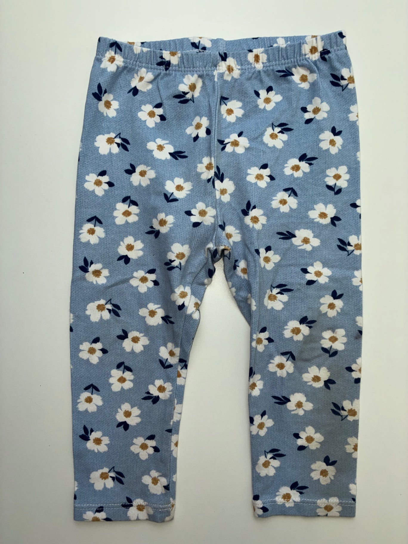 Mayoral Leggings - Blue Floral | size 12 Months