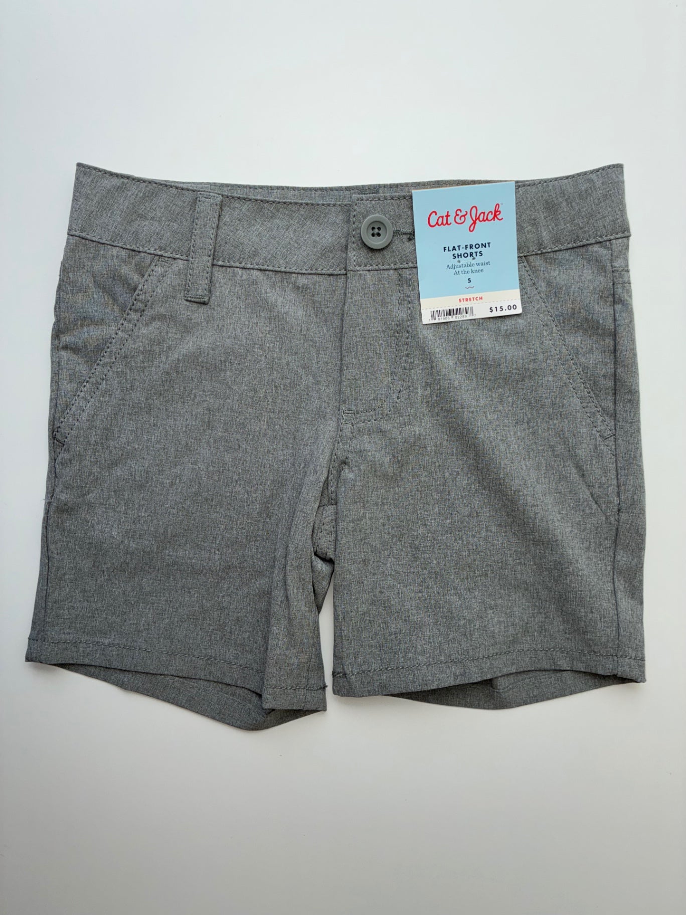 Cat & Jack Shorts - Gray Flat-Front | size 5T