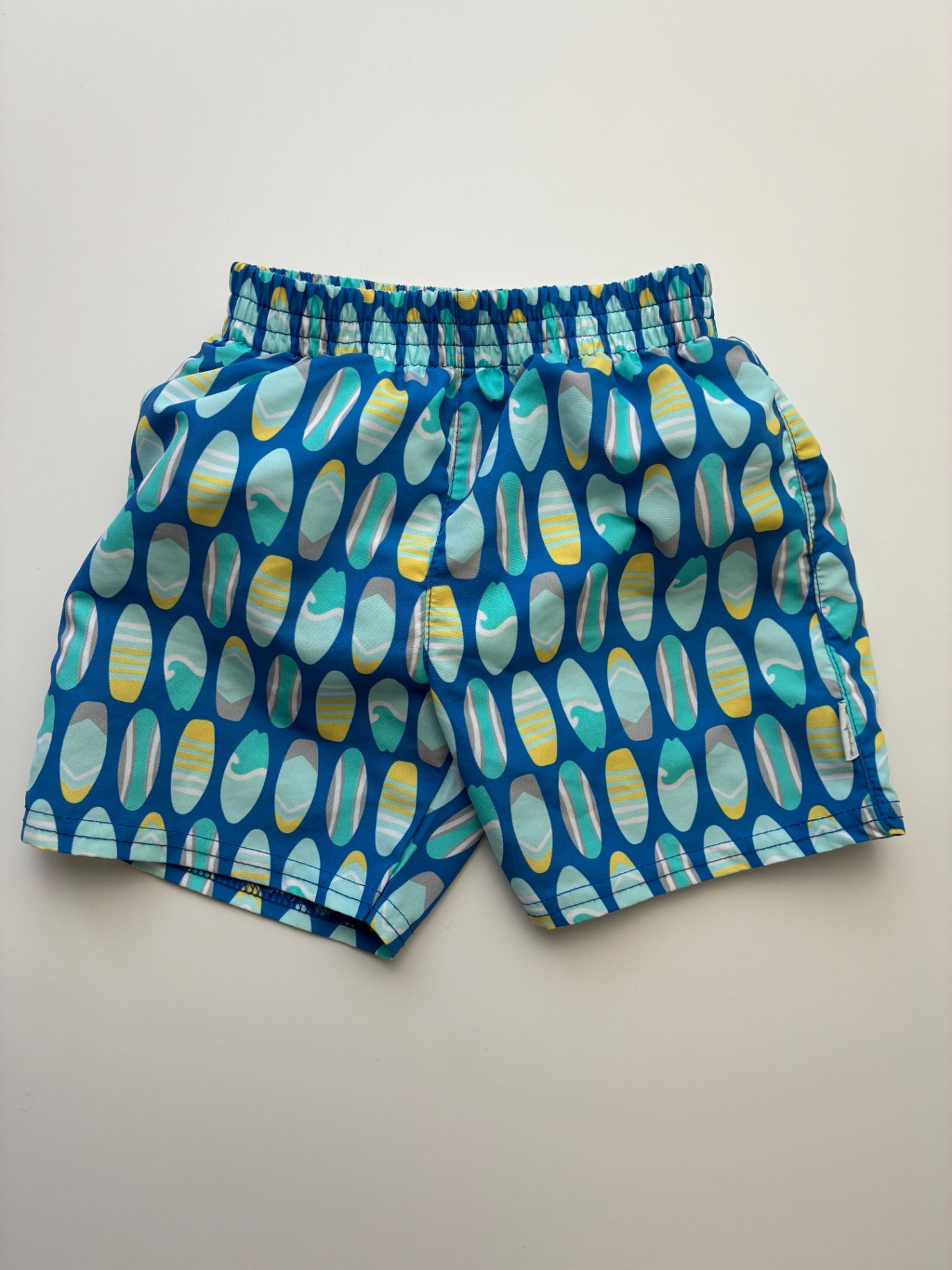 Green Sprouts Swimwear - Multicolor Trunks with Built-in Reusable Absorbent Swim Diaper | size 18 Months