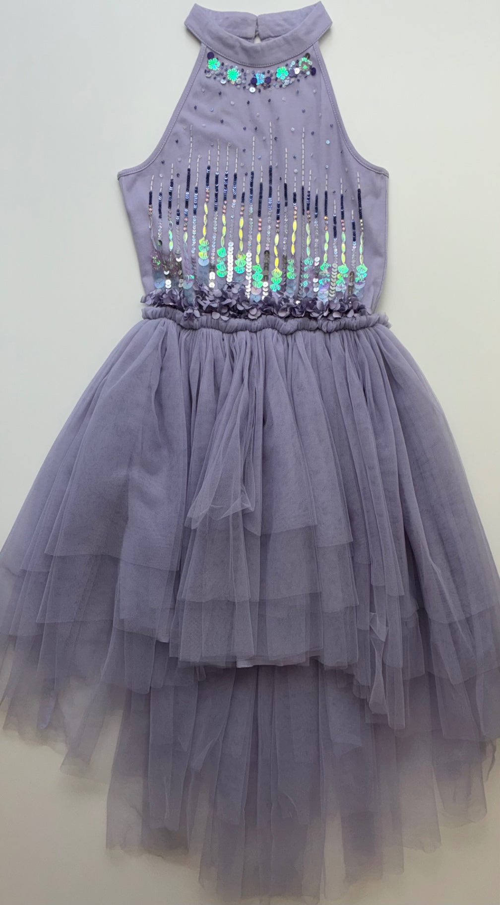 Tutu Du Monde Dress - Purple Sequins + Tulle | size 8/9