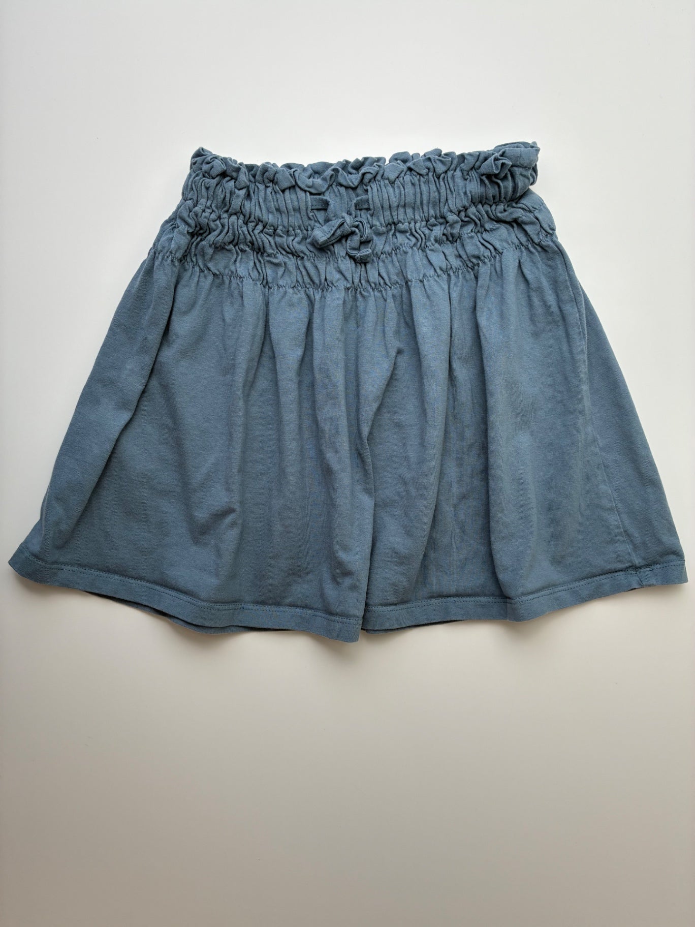 Mango Skirt - Blue Smocked 100% Cotton | size 7/8