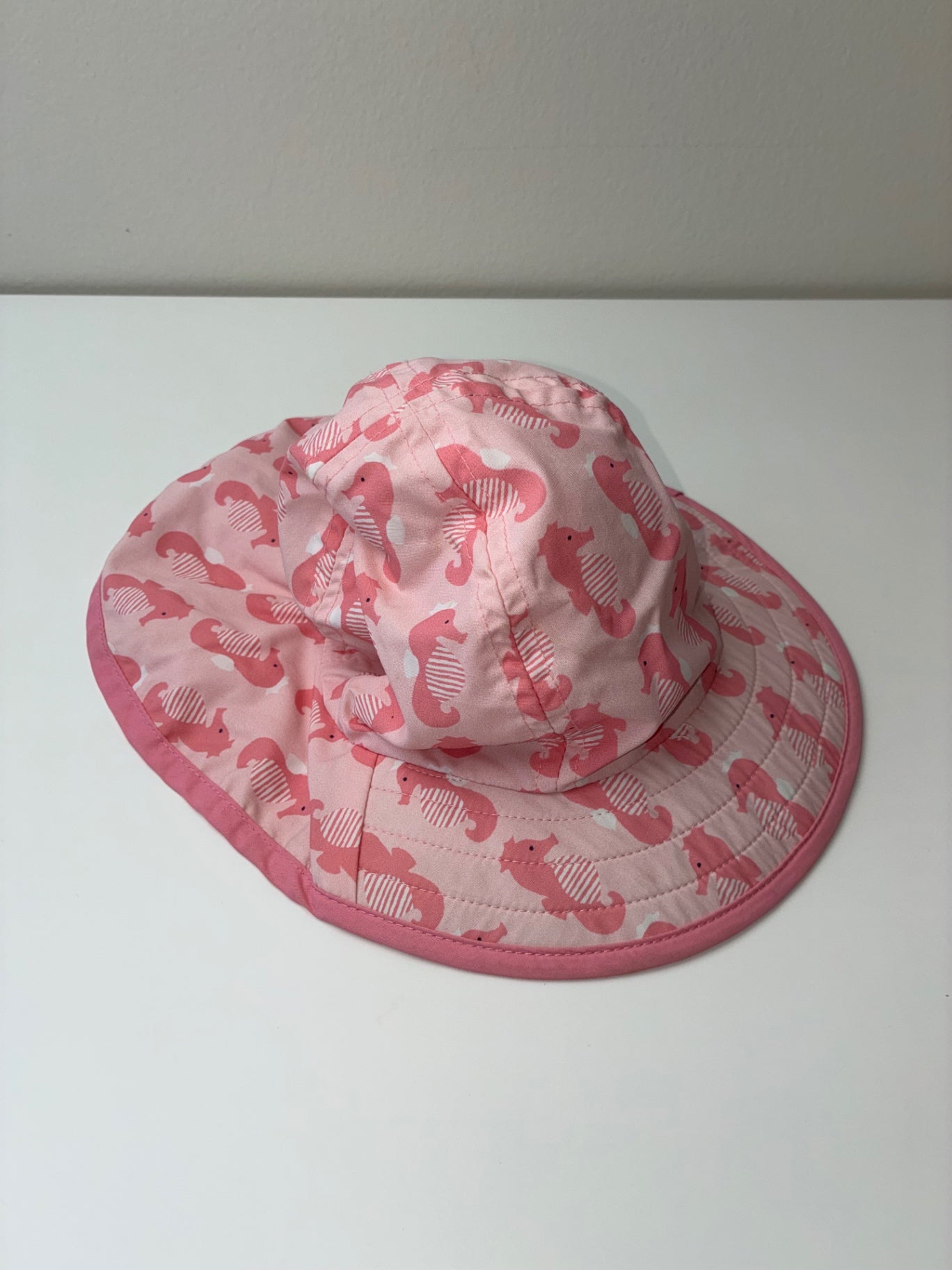 Pottery Barn Kids Hat - Pink Seahorse Sun Hat | size 2T