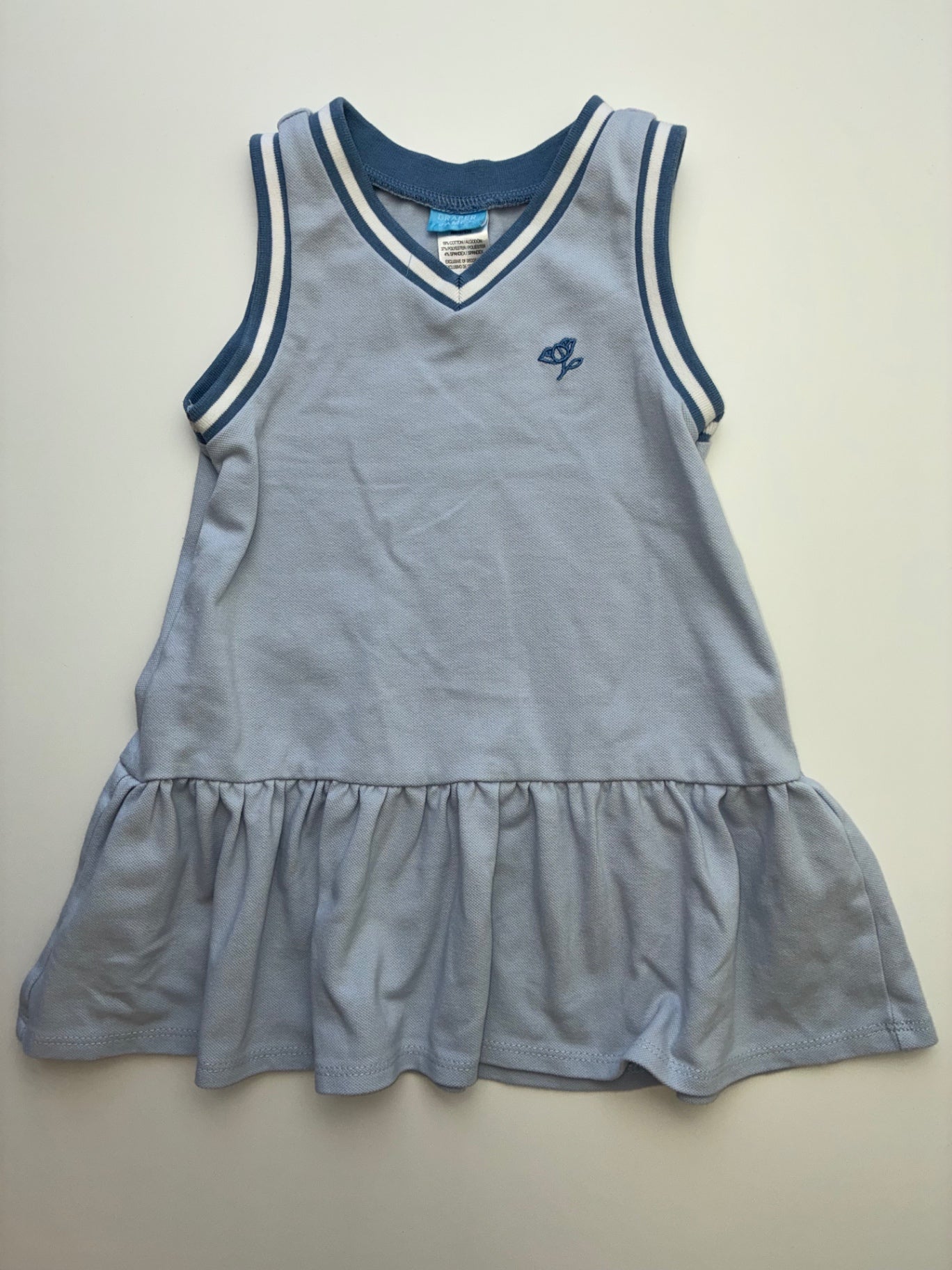 Draper James Dress - Blue Sleeveless | size 3T