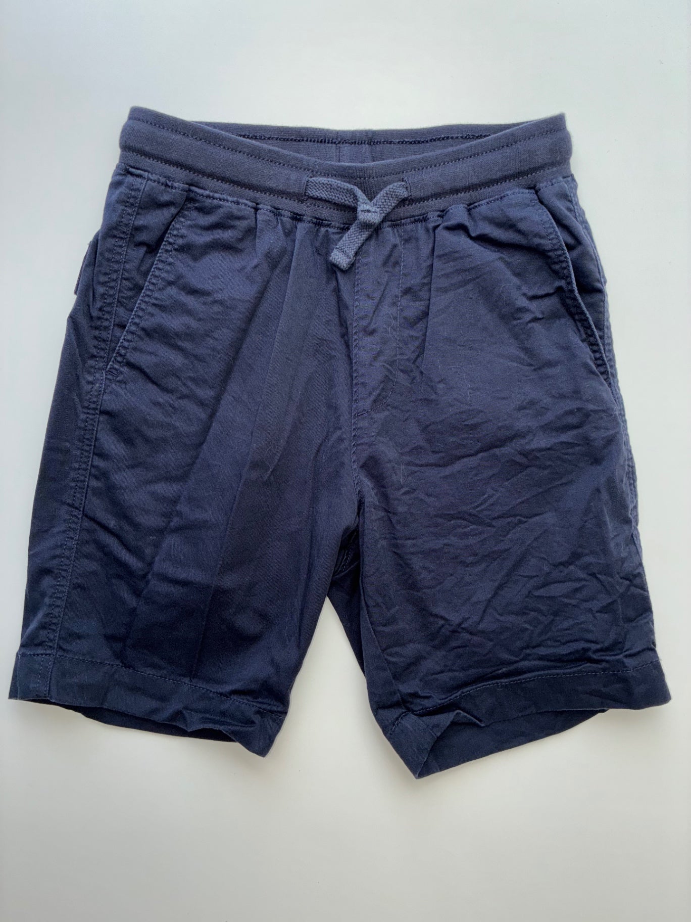 Crewcuts Shorts - Navy Blue Pull-On Chino | size 8
