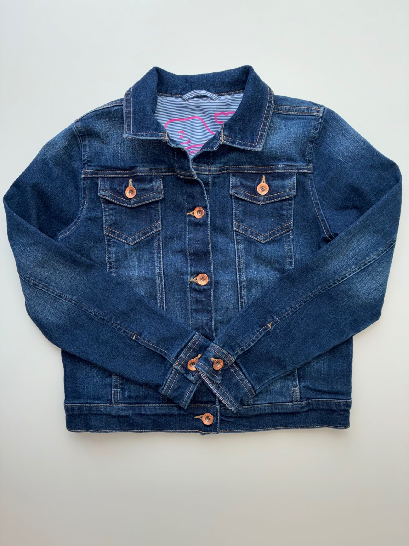 Vineyard Vines Jacket - Blue Denim | size 10/12