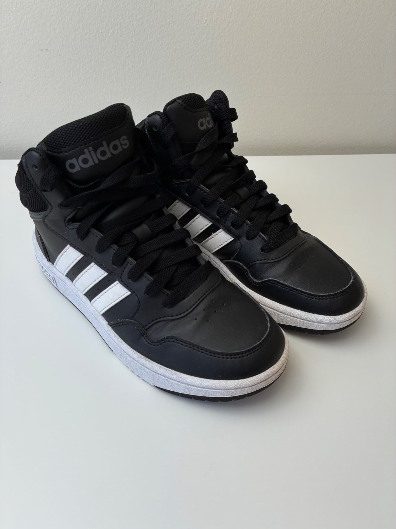 Adidas Shoes - Black Hoops 3.0 Mid | size Shoe 4.5