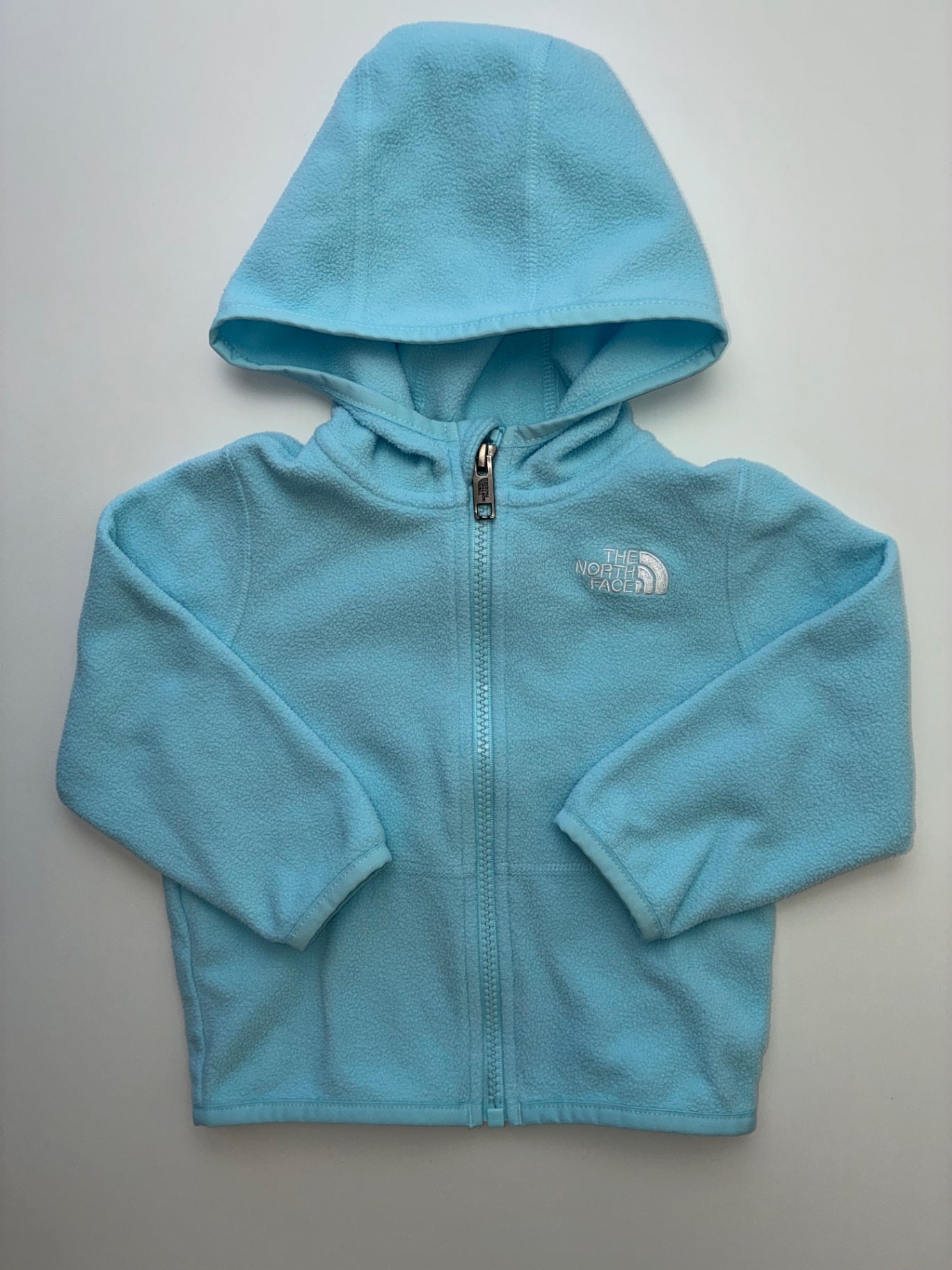 The North Face Jacket - Blue Fleece Full Zip Hoodie | size 12 - 18 Months