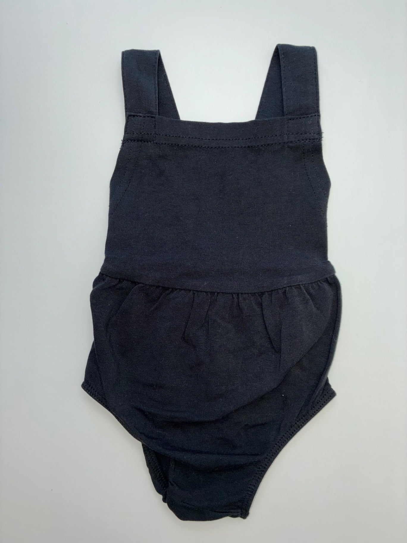 June and January Onesie - Black Overall Bubble | size 0 - 6 Months