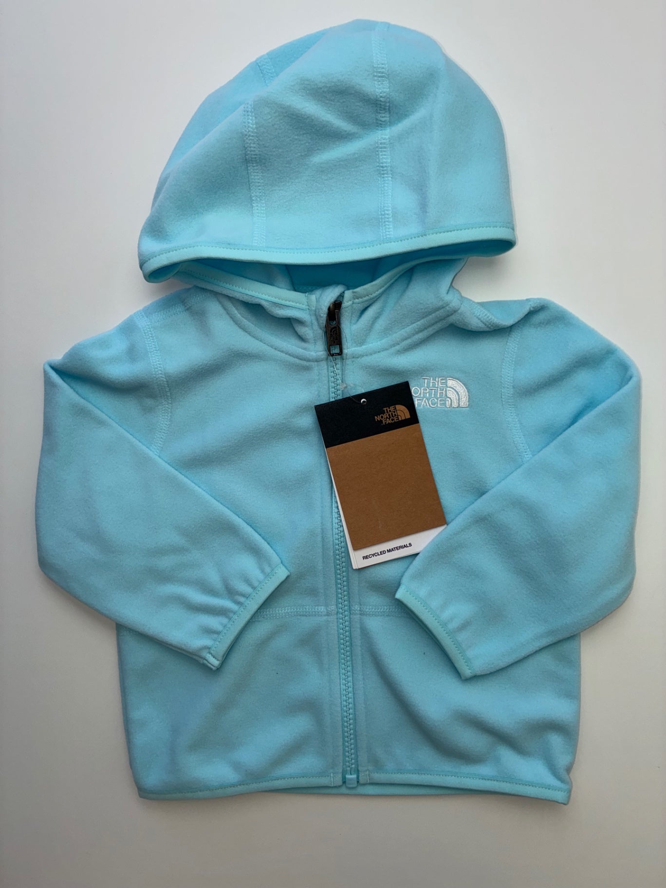 The North Face Jacket - Blue Fleece Full Zip Hoodie | size 18 Months