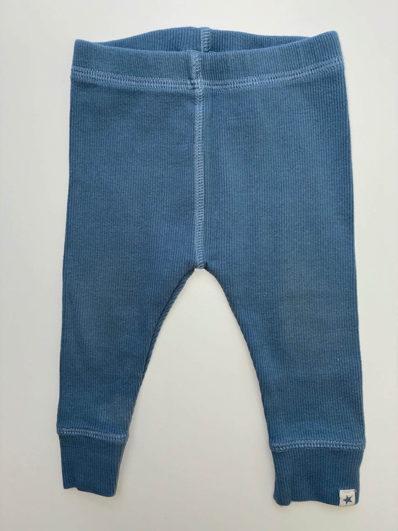 Zara Leggings - Blue Ribbed | size 3 - 6 Months