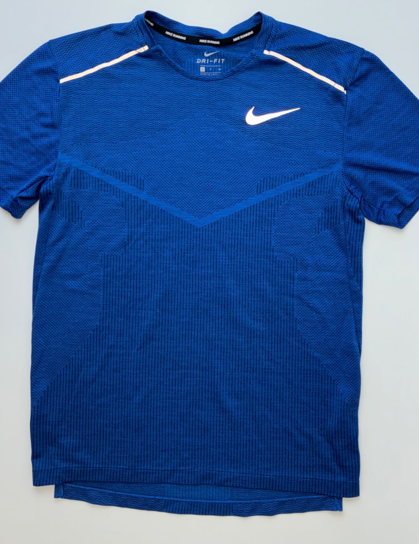 Nike T-Shirt - Blue Dri-Fit (Adult Size S) | size Men’s S