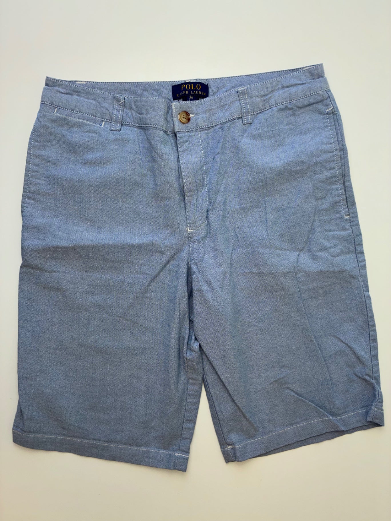 Polo Ralph Lauren Shorts - Blue Cotton Chino | size 20