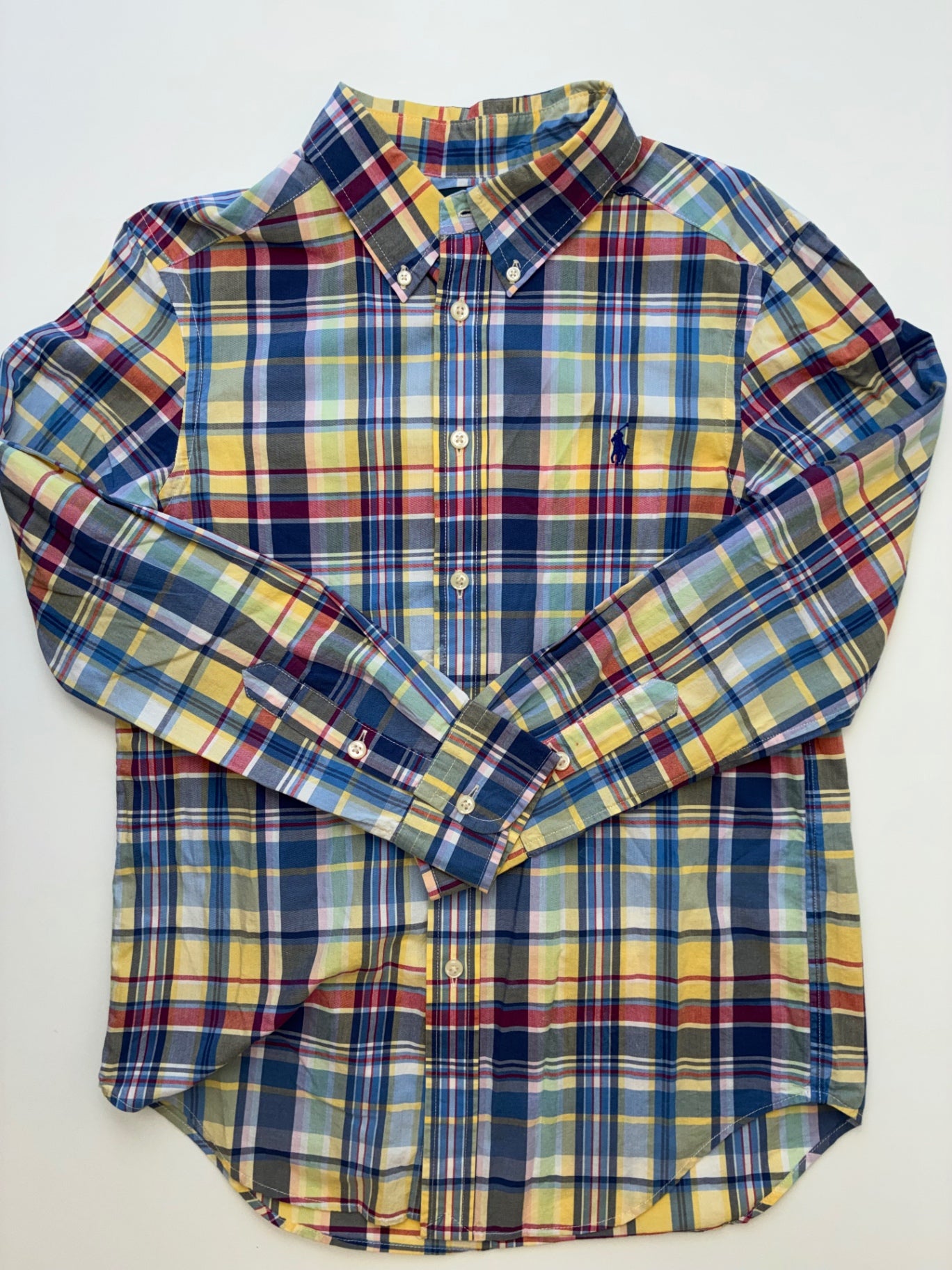 Polo Ralph Lauren Shirt - Multicolor Plaid Button Down | size 10/12