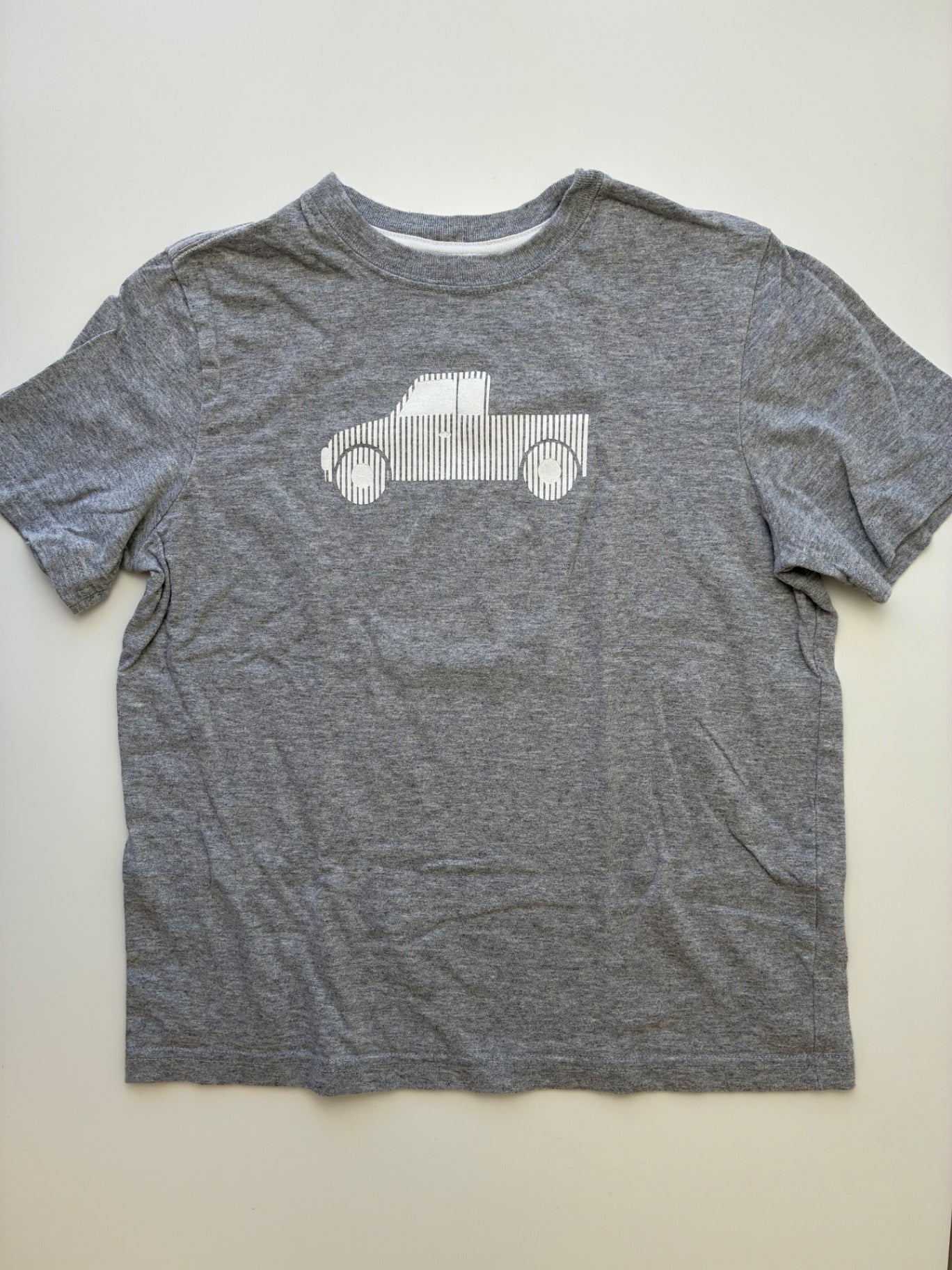 Hanna Andersson T-Shirt - Gray Truck Graphic | size 10