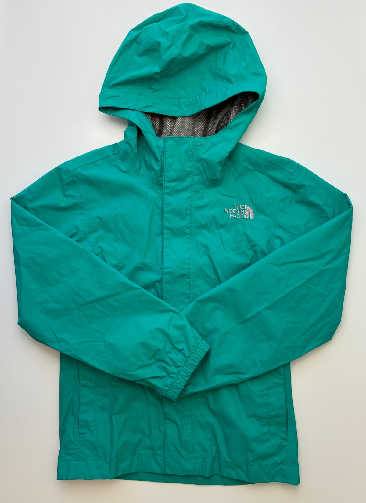 The North Face Jacket - Green Rain Coat | size 7/8