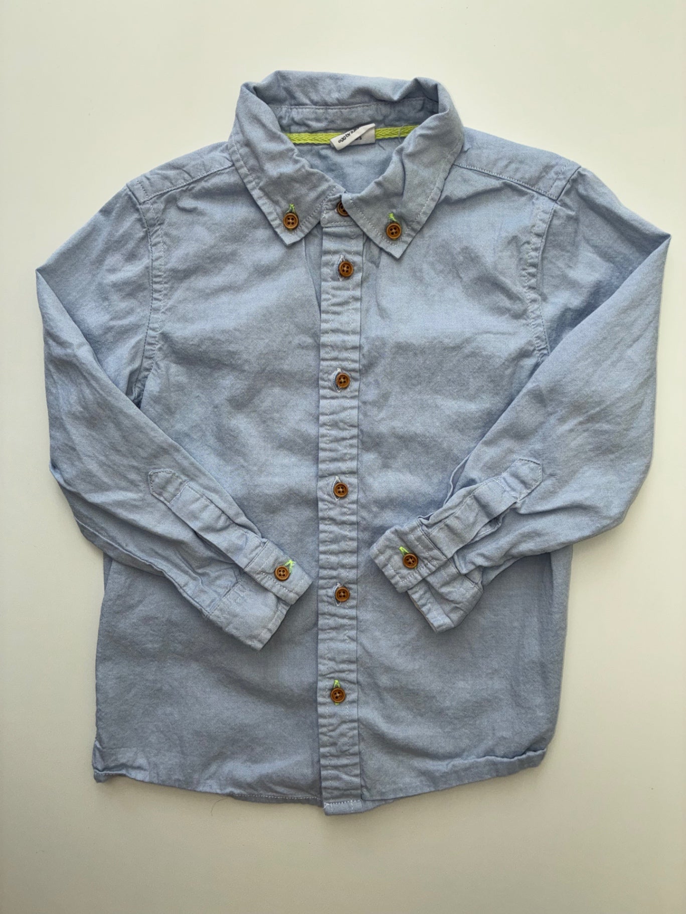 EGG New York Shirt - Blue Button Down | size 3T