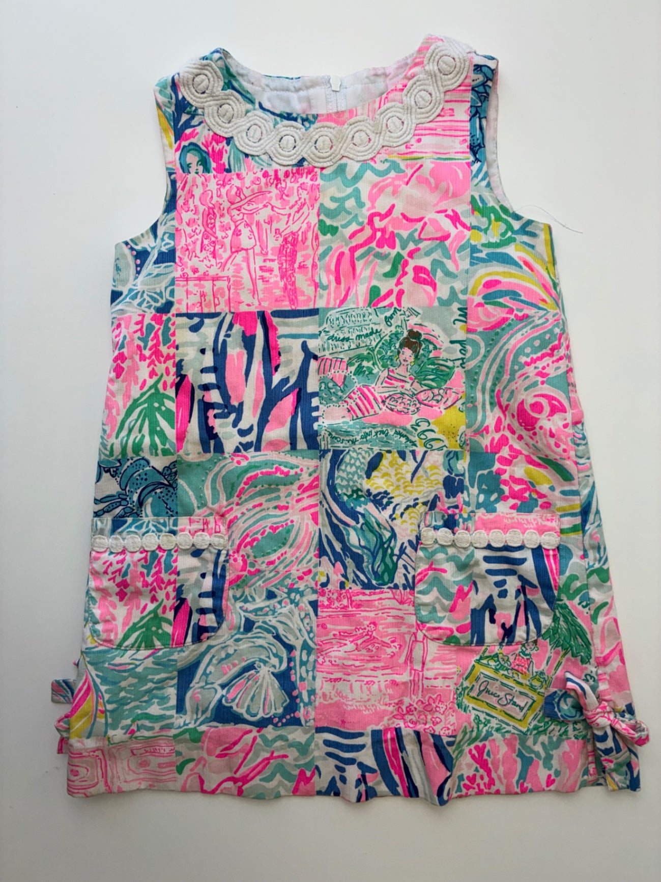 Lilly Pulitzer Dress - Multicolor Patchwork Floral Shift | size 4T