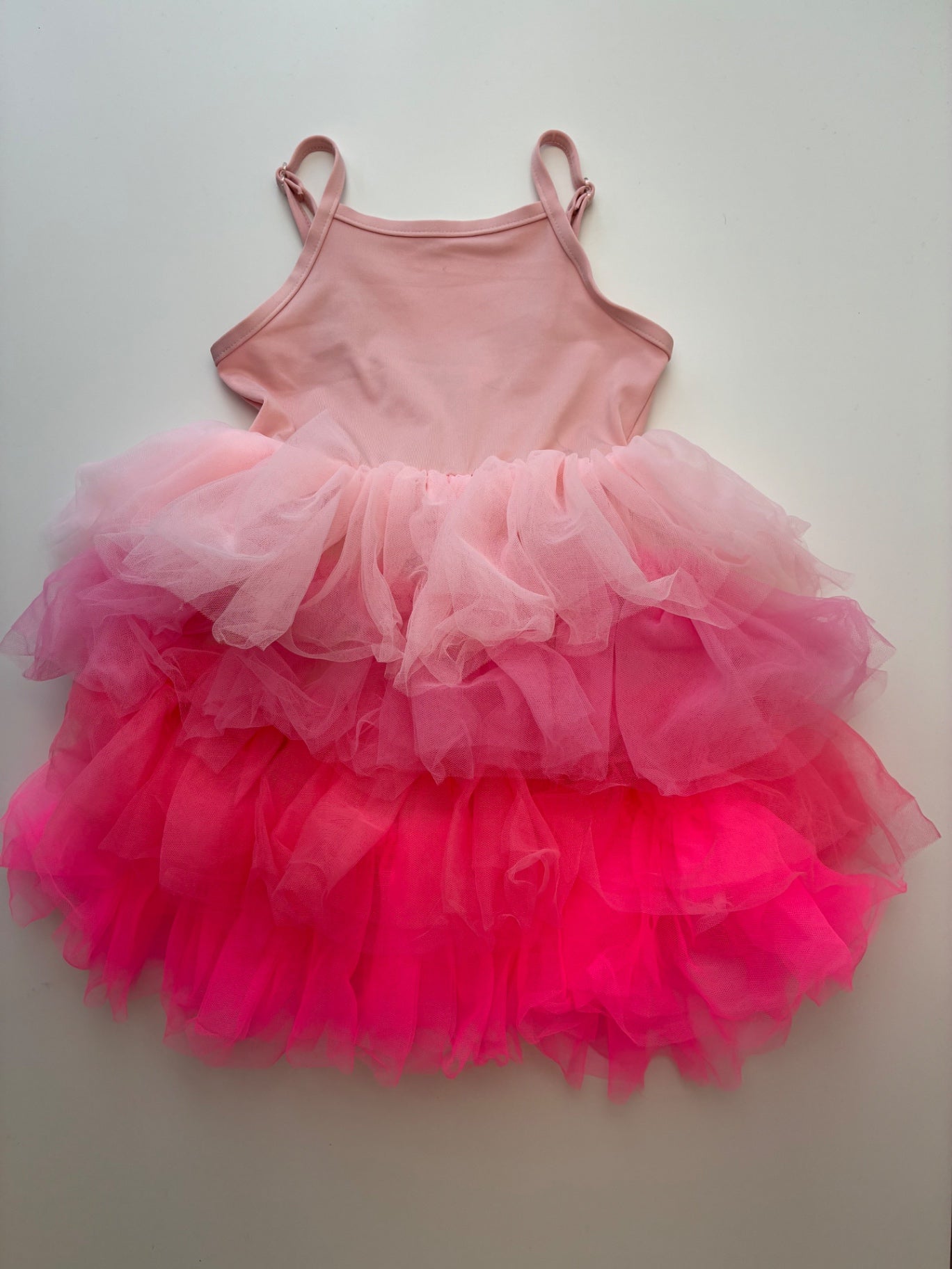 I Love Plum Dress - Pink Tiered Tutu | size 2T