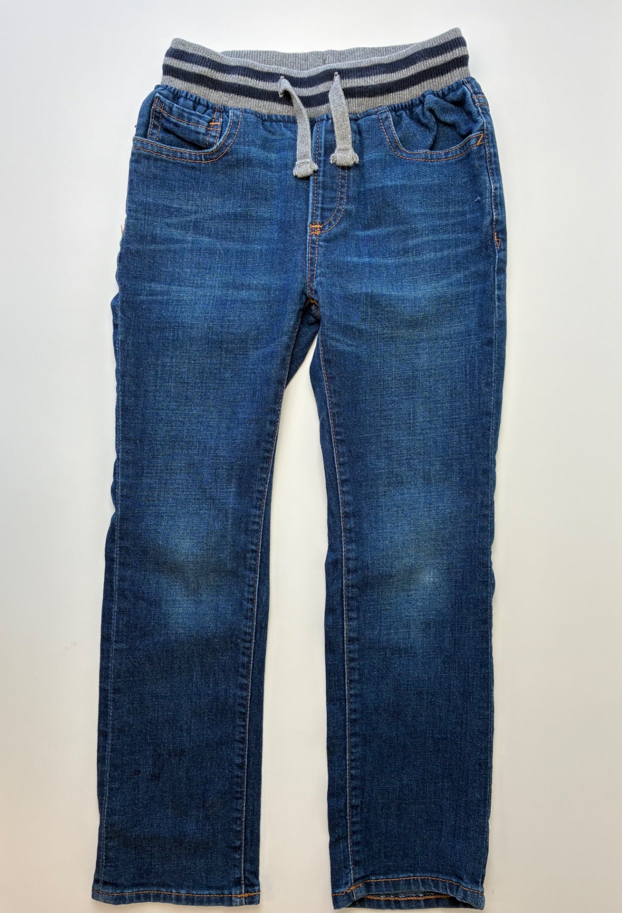 Gap Kids Jeans - Blue Knit Waistband | size 6/7