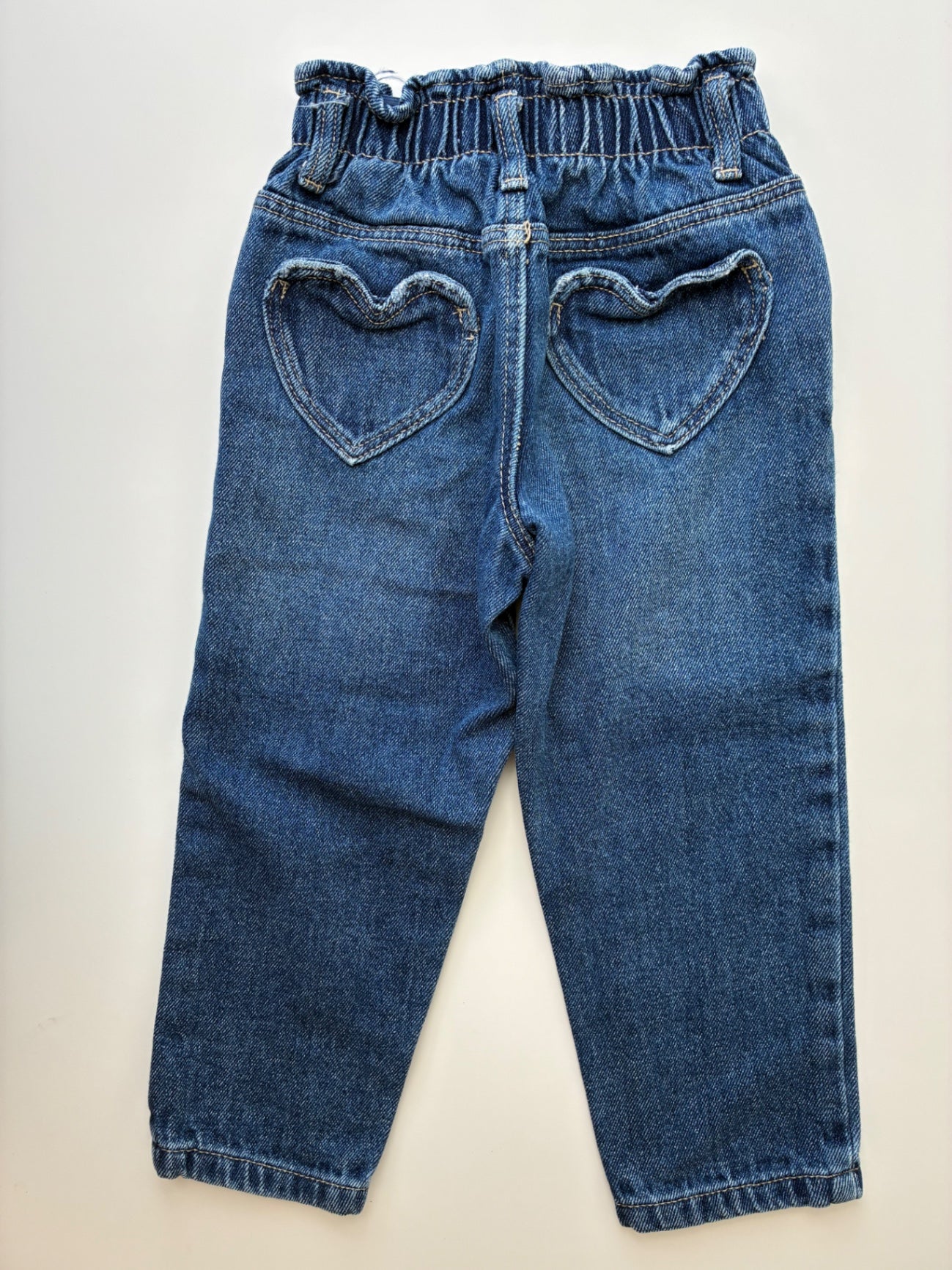 Zara Jeans - Blue Heart Pockets | size 4T
