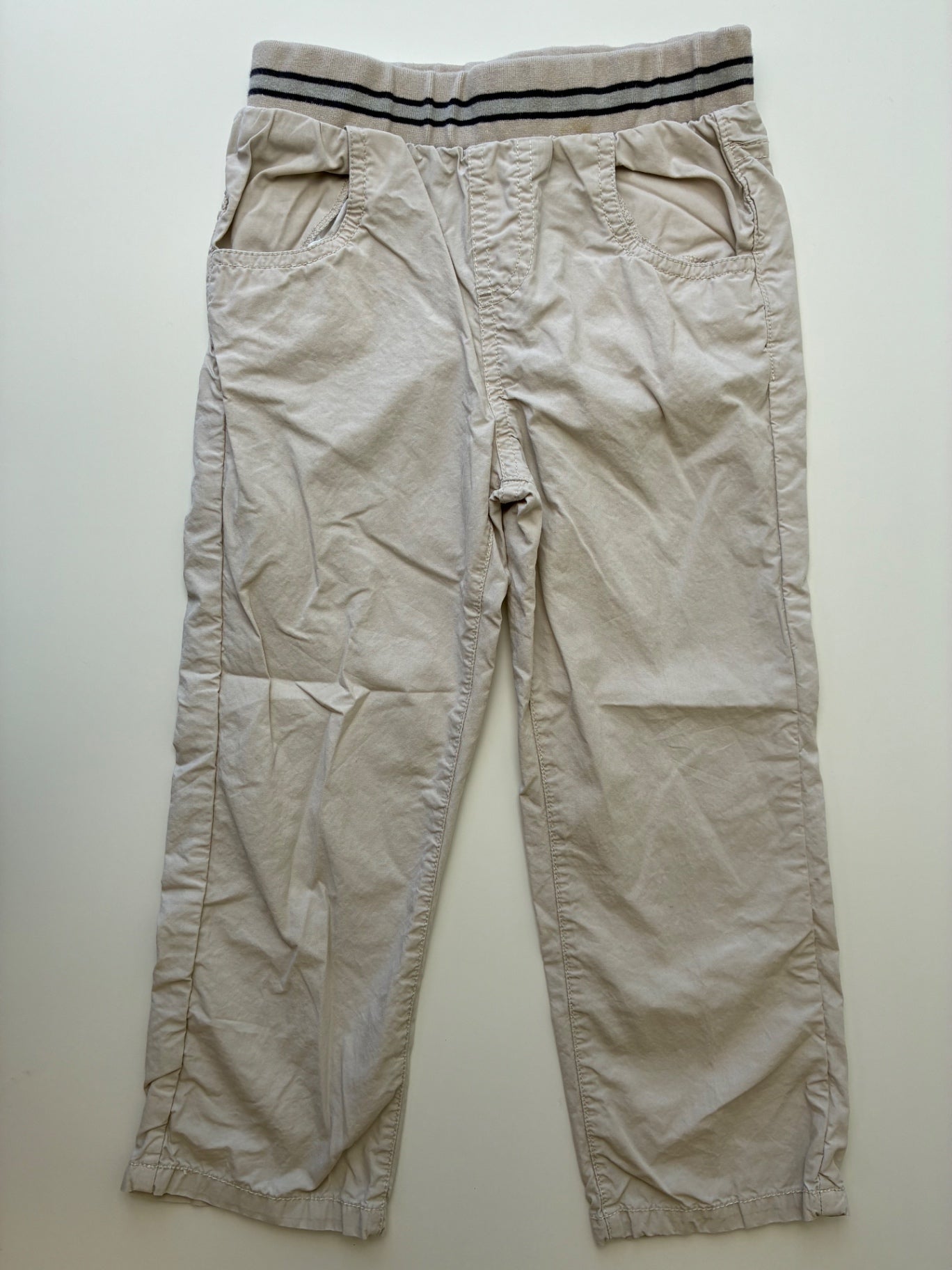 EGG New York Pants - Tan Knit Waistband | size 3T