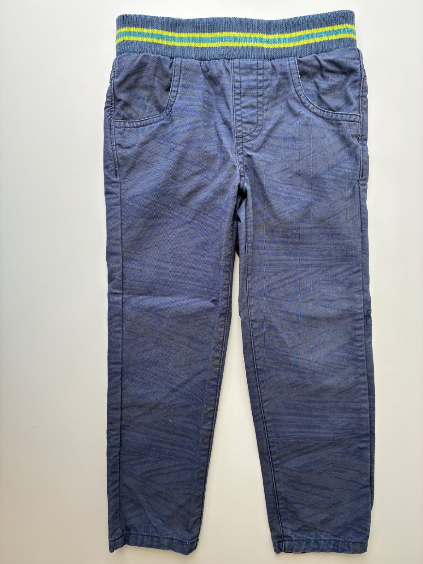 EGG New York Pants - Blue Knit Waistband | size 4T