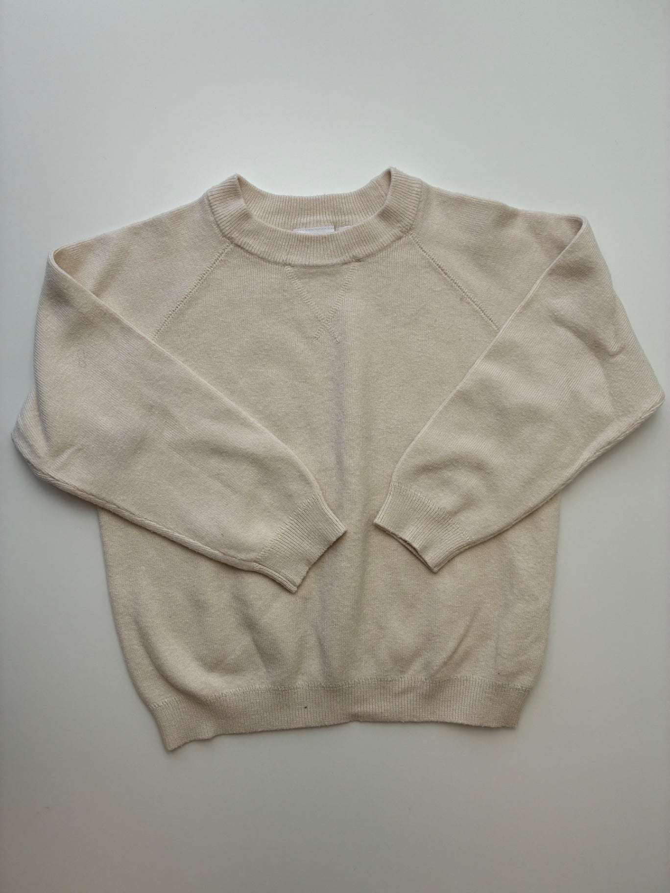 Zara Sweater - Cream Solid | size 4T/5T