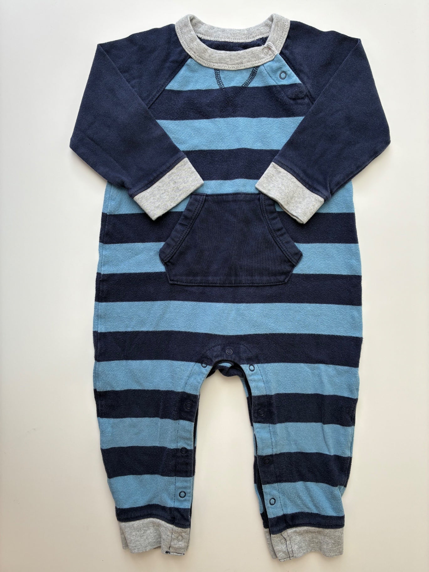 Baby Gap Onesie - Blue Striped | size 18 - 24 Months