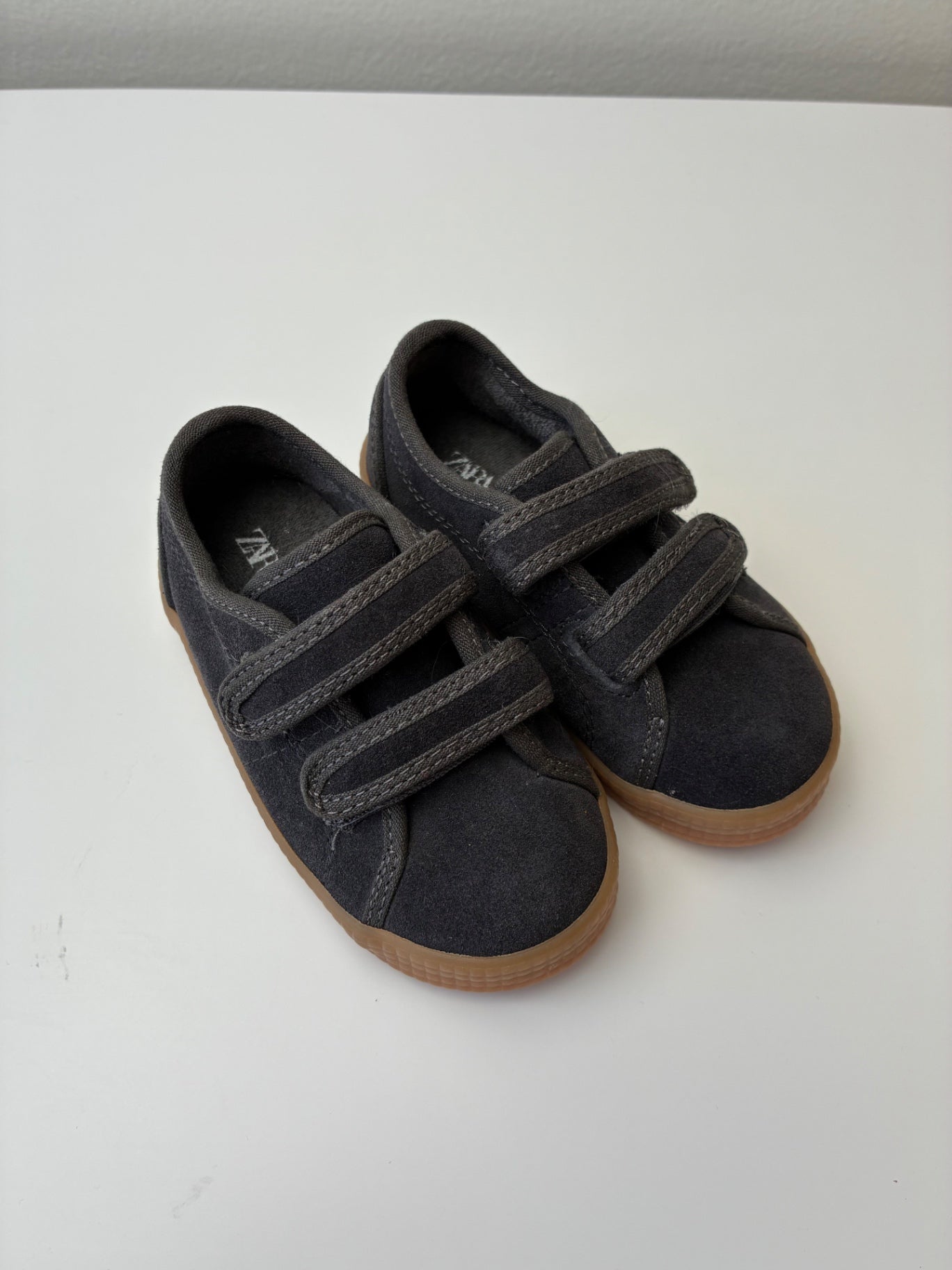 Zara Shoes - Navy Blue Suede Velcro Sneaker | size shoe 7