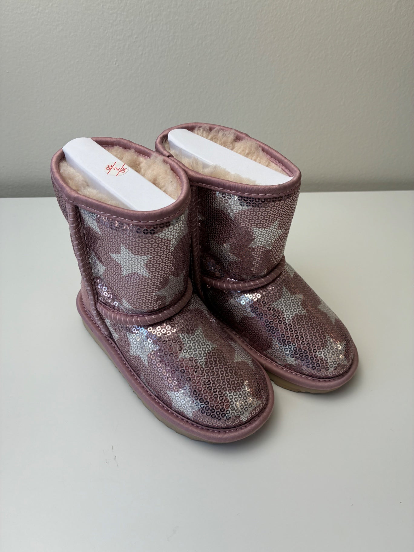 UGG Shoes - Pink Star Sequin Boots | size Shoe 10