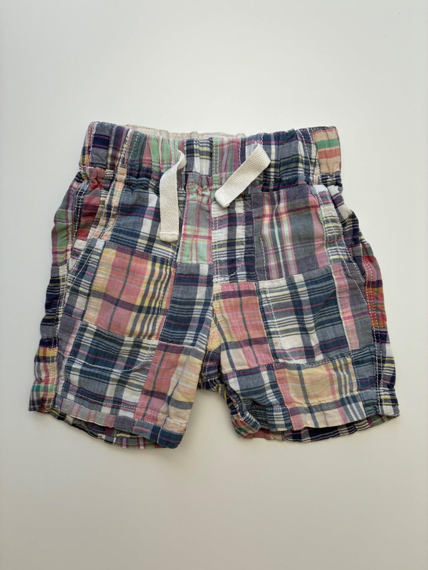 Crewcuts Shorts - Multicolor 100% Cotton Madras | size 2T