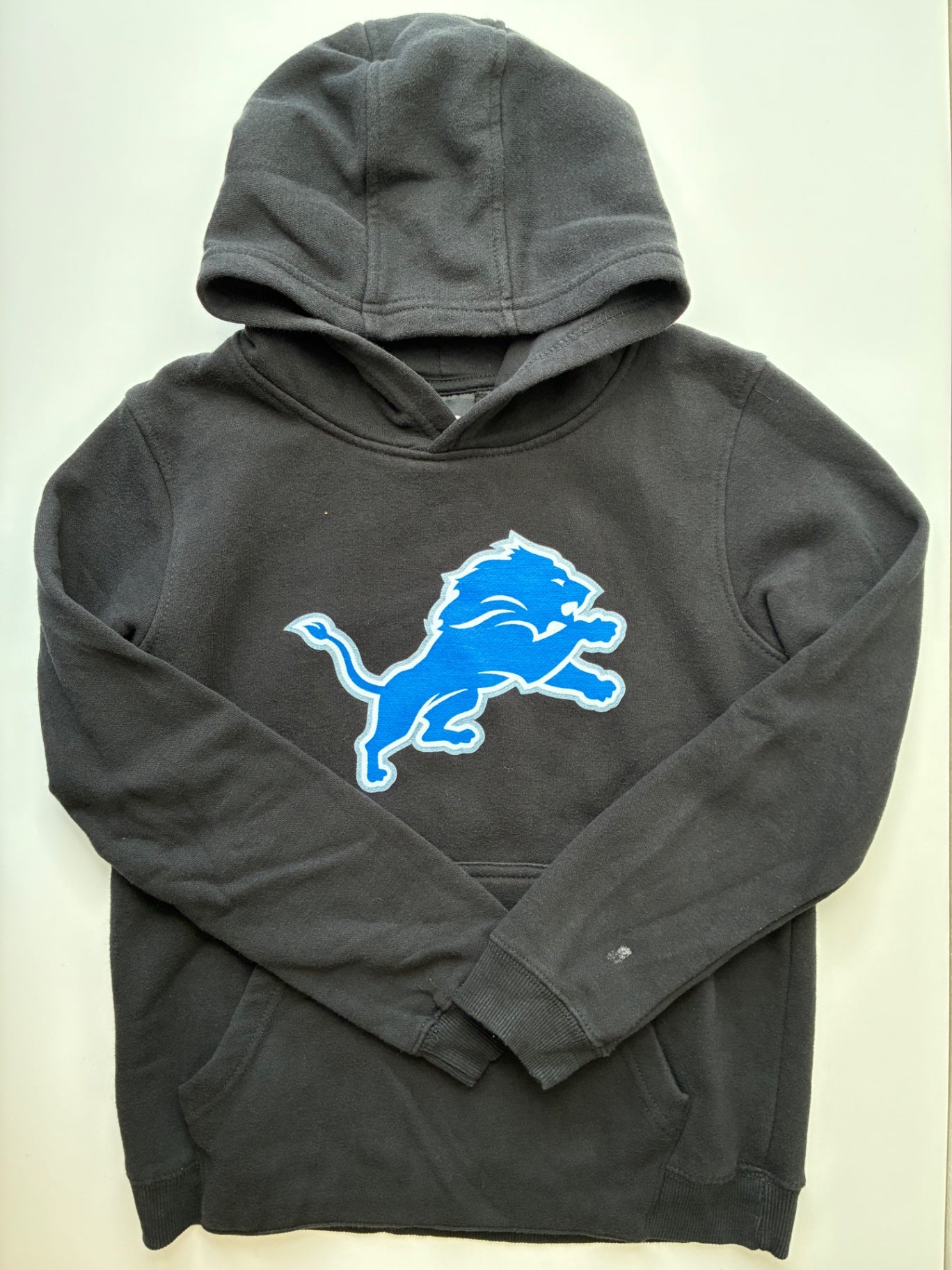 Outer Stuff Sweatshirt - Black Lions Hoodie | size 10/12